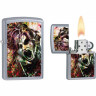 Zippo Classic 28876 — зажигалка, матовое серебро с клеймом